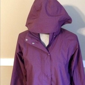 ll bean purple rain coat